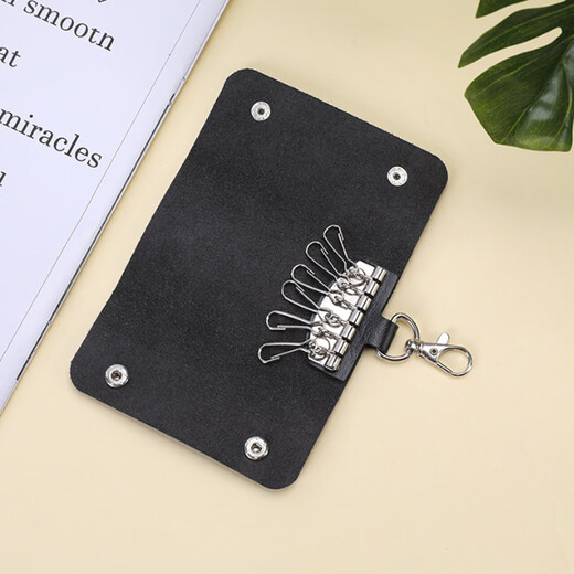 Neue Frauen für ein einfaches Schlüsselbeutel Multi-Card Multifunktion All-in-One-Schlüsselketten-Tasche Klassische Schwarze Kartenbeutel kleiner Kartenbeutelschlüsseltasche (exklusiv für Veranstaltungen)