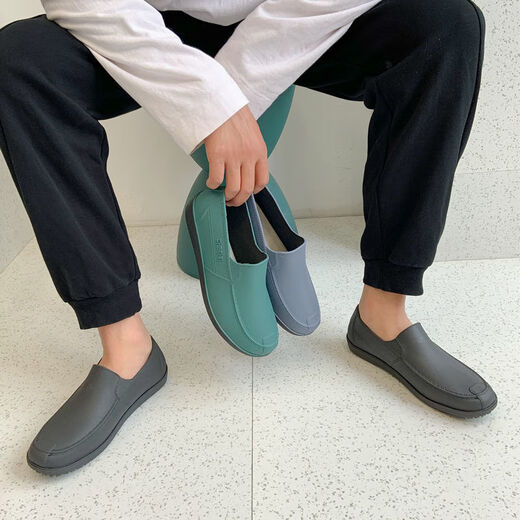 Chaussures d'eau suyoumi Bottes de pluie à tube court masculin