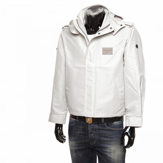 ARMANI (ARMANI)/ARMANI EA MEN MODEBLE CASISSIBLICHE COODED -JAKET JAKEE KHAKI U1098 ONE SIZE 46