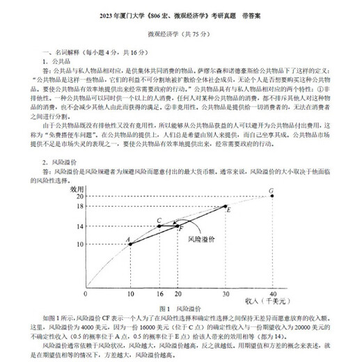 2026 Xiamen University 806 Micro, Macroeconomics Year Real Questions and Answers + Related Review Postgraduate Entrance Examination Materials All Information 806