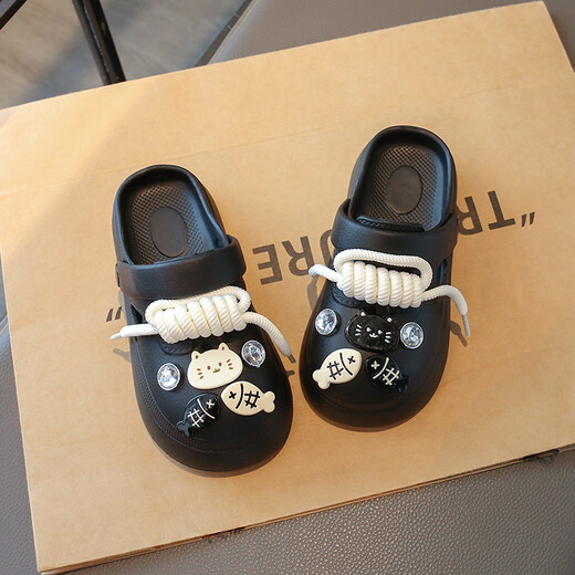 Chaussures de trous à semelles pour enfants Xianxiu, Sangle de dessins animés antidérapants Tendance 6013-3 METTER