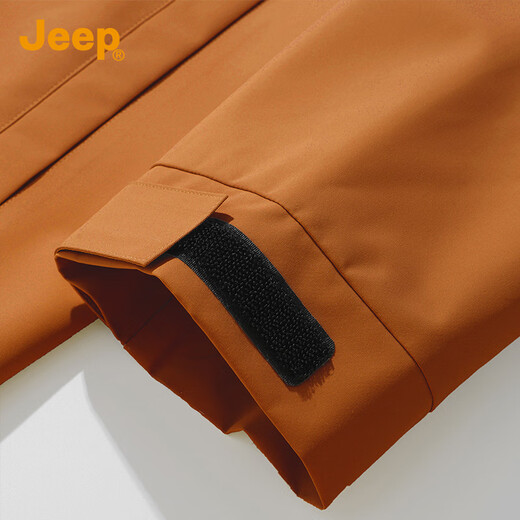Jeep (JEEP) Men's Assault Jacket Men's Autumn and Winter Casual Versatile Removable Hood 2025 Cardigan Outdoor Jacket Men's Top