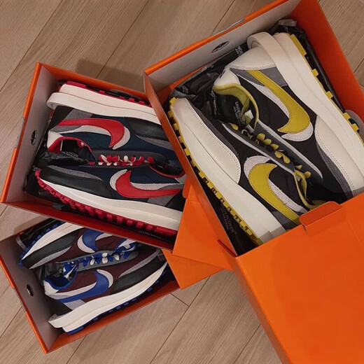 Nike (NIKE) Sacai Undercover Takahashi Shield Co-branded Running Shoes DJ4877-001-300-600 Black, gray and blue DJ4877-600 35.5