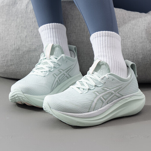 Asics Gel-Nimbus27 Женская кроссовка 2025 Новая амортизация в воздухопроницаемой тренировке марафона 1012B753-300 39,5