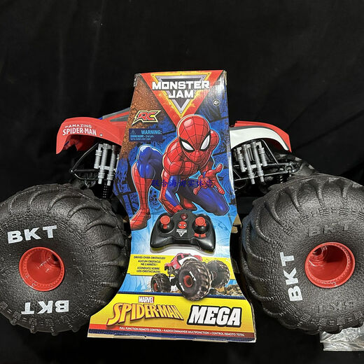 Monster Jam remote control monster big bike monster truck 124 children's toy car 115 small iron man 124 battery model official standard