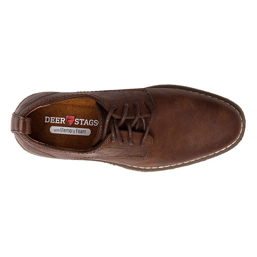 Deer Stags Boys Gabe Oxford Shoes, Brown Zander Brown Zander 7 Big Kid