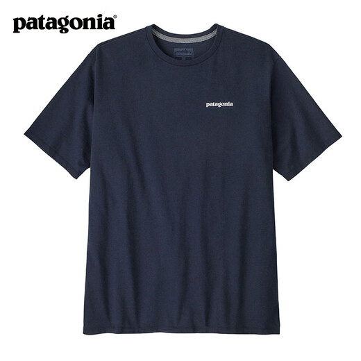 
Patagonia (Patagonia) couple commuting short-sleeved summer P-6 Logo blended cotton casual trend outdoor breathable T-shirt 38504 NENA M