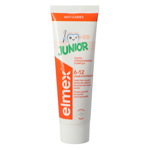 ELMEX艾美适儿童牙膏氟化胺防龋齿防蛀含氟75ml/支加量装 6-12岁换牙期 75ml