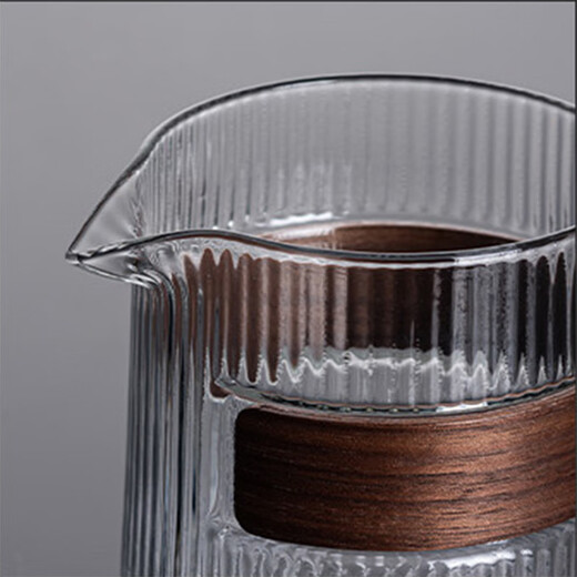 Heat-resistant glass fair cup Japanese-style high-end household tea sea tea dispenser Kung Fu tea set single male cup anti-scalding even cup