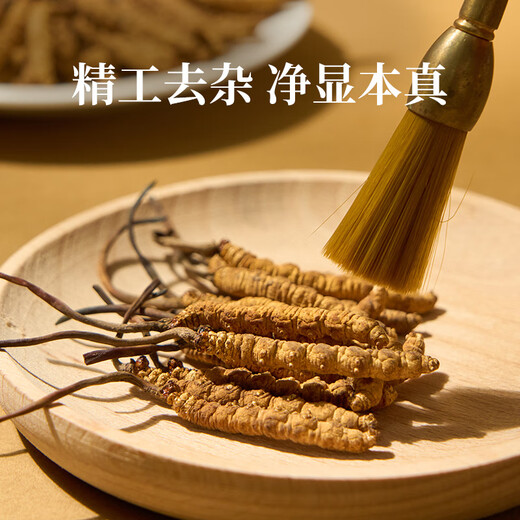 雷允上冬虫夏草4根/g 约10g约40根 滋补养生礼品补品送长辈父亲节礼物
