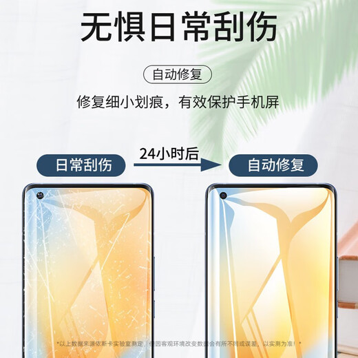 依斯卡 适用vivox50pro水凝膜软膜 iqoo5 Pro非钢化手机贴膜  全屏【2片+神器】高清防指纹保护膜 JM698