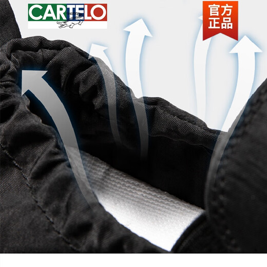 CARTELO 2025 spring new canvas shoes men's slip-on lazy casual shoes men's breathable work old Beijing cloth shoes 881 black 39