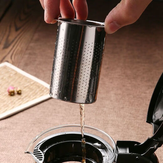 Bodenju Teapot High Temperature Resistant Thickened Glass Stainless Steel Filter Teapot Tea Bar Machine Special Tea Set Large Capacity 900ml Single Pot + Filter