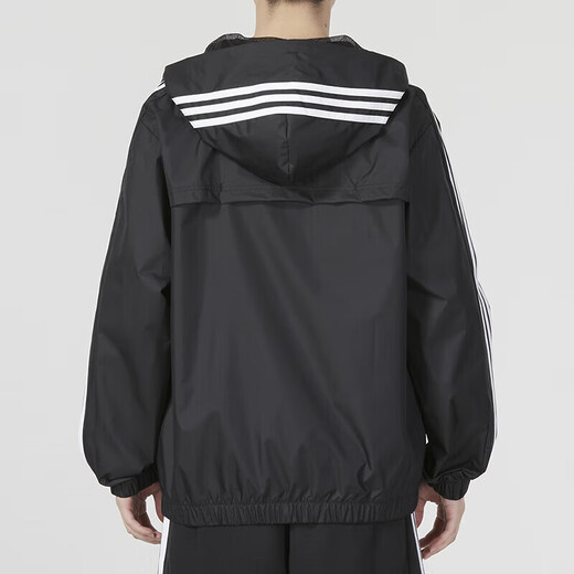 Adidas Sports Set Men 2024 Autumn New Fashion Fashion Chaqueta con capucha de tres triples Pantalones tejidos de los pantalones casuales IB0384+IB5012 2XL