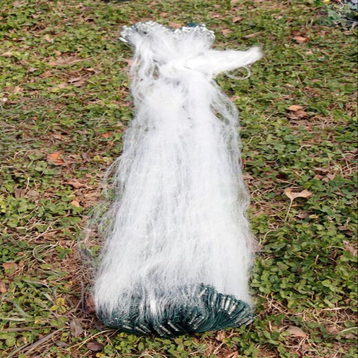 Oeny fishing net sticky mesh wire mesh single layer floating net three layer sinking net hanging sub fish net fishing net crucian carp silver carp white strip net sticky net single layer floating net 1 finger 40 meters 1.6 meters high