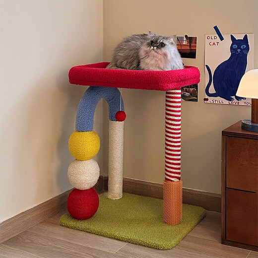 喵仙儿猫爬架一体猫窝多层跳台猫抓柱小型耐磨猫抓板猫玩具