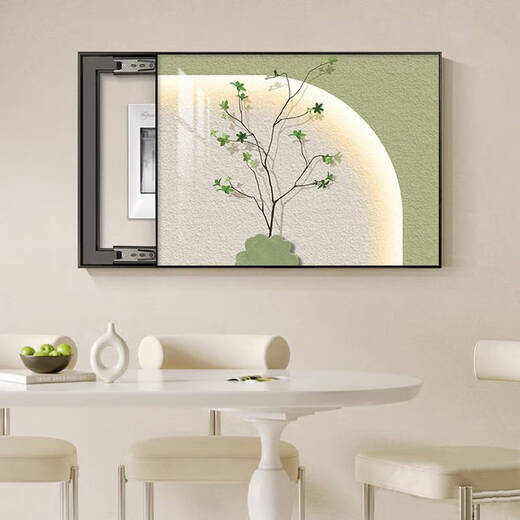 Yonghuan green plant electric meter box decoration painting simple modern restaurant distribution box hanging painting multimedia weak current box box mural T2679 55*45 accommodation horizontal length 45 vertical height 3555 selection resistance