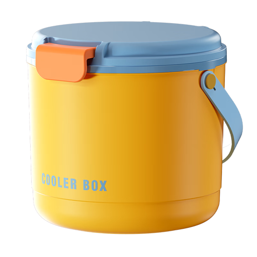 Kawashimaya Ice Bucket Ice Cube Champagne Beer Ice Wine Bucket Premium Mini Ice Bucket Household Ice Cube Storage Bucket Long-lasting Cold Insulation Ice Bucket Green + Ice Tray*2