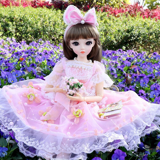 Doris (Doris) 60 cm Barbie Große Geschenkbox Mädchen BJD DUSG 3-6 Jahre alte Dressup Kinderspielzeug Mädchen Geburtstag Geschenk