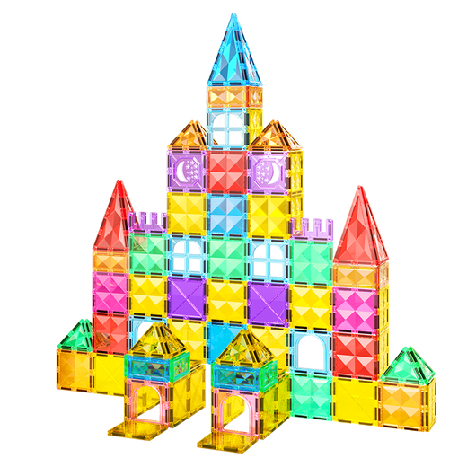 Xingya Youpin Diamond Color Window Magnetic Sheet Children's Educational Magnet Toy Boy Building Block Assembly 3-6-12 Girl's Birthday Gift