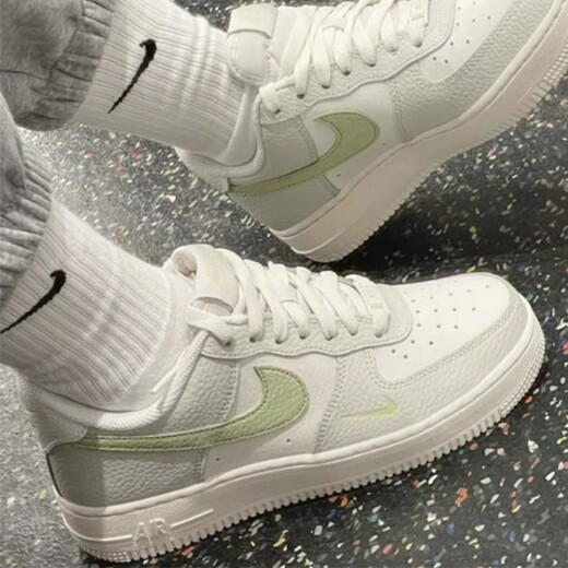 Nike (NIKE) Nike men's shoes and women's shoes Air Force 1 Low white and green couple's low top shoes IB3881-001 IB3881-001 41