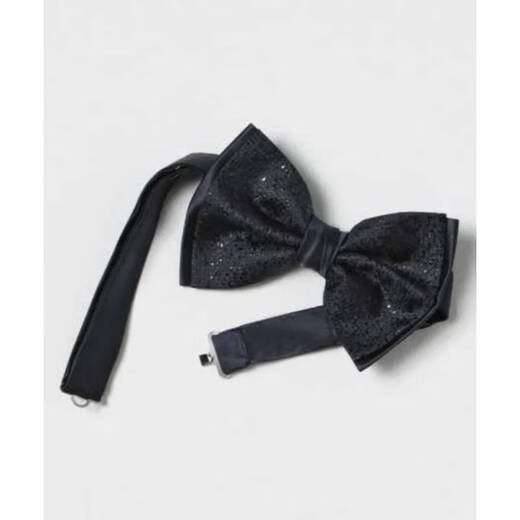 安普里奥·阿玛尼（Emporio Armani） 奢侈品 男士 领结 黑色 均码