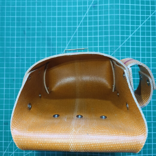 莱迹木工钉子包铝模腰包新款小号胶皮工具包防水 小号胶皮钉兜+腰带