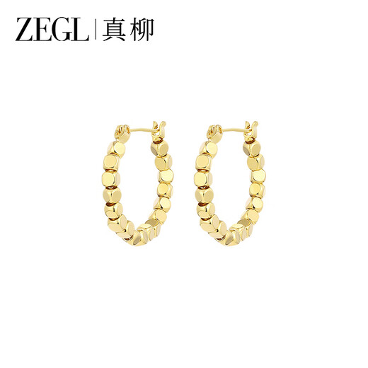 ZEGL small sugar cube earrings earrings earrings female temperament high-end autumn and winter new style female light luxury gift for best friend birthday gift