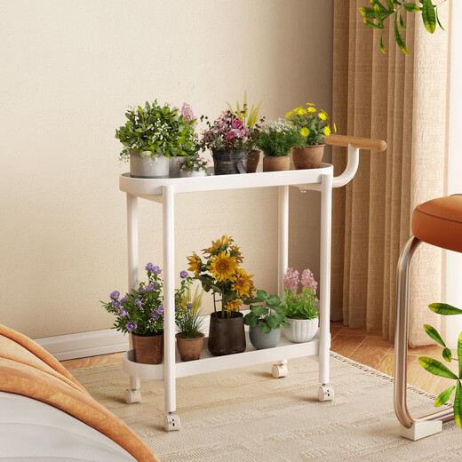 Anya flower rack living room floor-standing movable flower rack balcony plant rack multi-layer succulent flower pot bracket