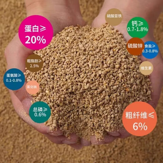 OIMG peacock feed pellet feed farm food small seedling peacocks eat chickens, ducks and geese special feed peacock breeding period full price feed 5Jin Jin is equal to 0.5 kg