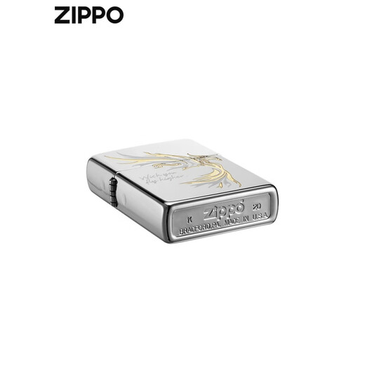 ZIPPO之宝打火机官网 镜面防风煤油送男友礼物刻字外壳 磨砂-飞鸿-单机版 DY9902US DY99