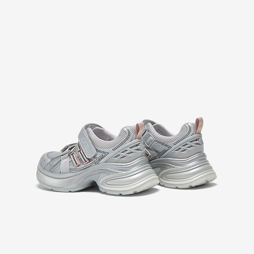 Meilleur 2025 Été Nouveau Mesh Bustable Dad Chaussures épaisse semelle Hauteur-amélioration des chaussures décontractées sportives pour femmes B3271bm5 Silver 39