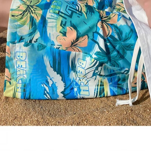 凰梡冰丝凉感夏威夷沙滩短裤男夏季薄款青少年潮牌休闲运动五分裤子 677白色 4XL