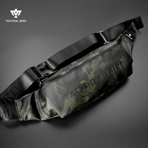 Tactical bird large capacity men's special casual crossbody bag waist bag waterproof mobile phone bag hanging bag outdoor running key bag small bag