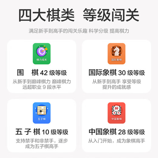 小联猫 ai下棋机器人 智能互动对战 自动围棋机器人 陪伴陪练四合一多用象棋 国际象棋儿童娱乐玩具礼物 三合一【国际象棋】