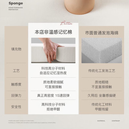 迪士顿布艺床 奶油风科技布1.8米2米单双人床现代简约储物主卧大床688# 床+山棕棕垫 1.8*2.0m框架款【10cm静音床板】