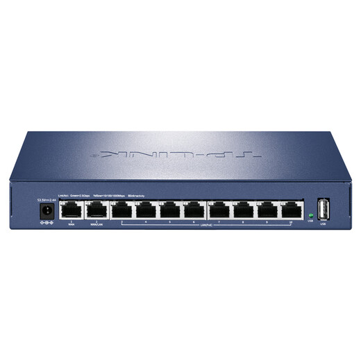 普联（TP-LINK） 企业级商用核心有线千兆路由器 支持上网行为管理 内置AC功能 企业VPN TL-R5010PE-AC 8口POE/千兆/AC .