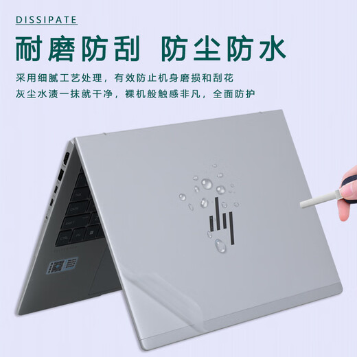 尼凡惠普Elitebook 1040/640/645/630/635 G11笔记本x360外壳贴膜纸840/845/830/835 G10 G9电脑保护膜 透明磨砂ACD面 Elite x360 10