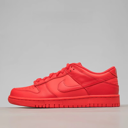 Nike (Nike) Dunk Bajo GS Rack Red Top Red Red Board Board Zapatos DH9765-601 Medio tamaño 36