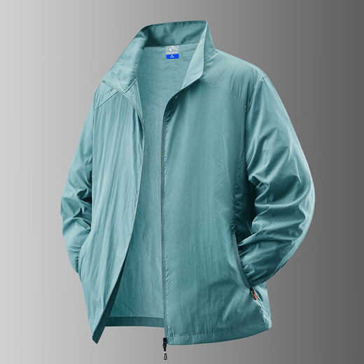 Guqian Summer Lightweight Quick-drying Sun Protection Clothing Men's Jacket Outdoor Leisure Travel Sun Shade Fishing Clothing Sports Versatile Trend Dark Gray XL - Recommended 135-150 Jin Jin equals 0.5 kg