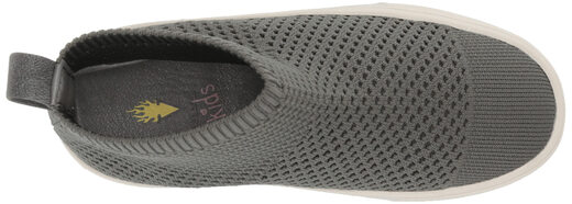 VOLATILE Girls Bree Sneakers Charcoal 3 Little Kid