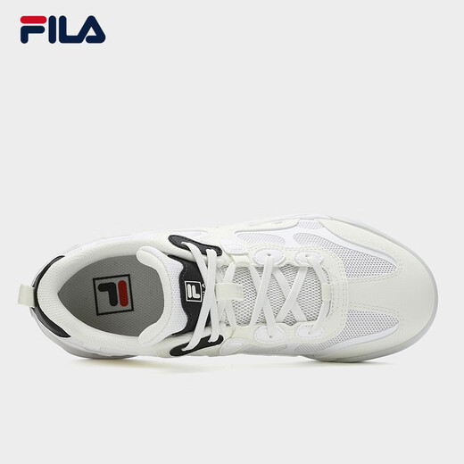 FILA杨幂同款FILA 斐乐女鞋板鞋2025夏季新款星韵鞋厚底鞋子休闲鞋 明亮白/奶油白色-WB 38