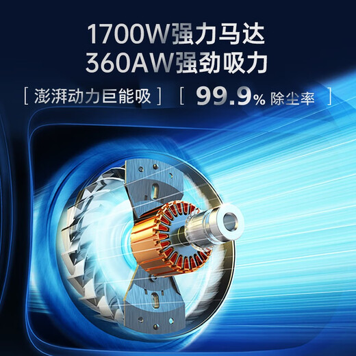 Philips (PHILIPS) horizontal vacuum cleaner household cleaning machine powerful high-power high-suction dust suction vacuum XB2023/81 suitable for pets and families