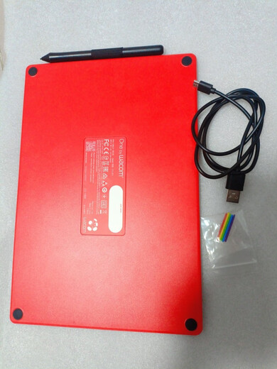 Wacom原装二手 ctl672手写板手绘板数位板手写板网课画画专用osu入门 7成新全套+防护膜背面有划