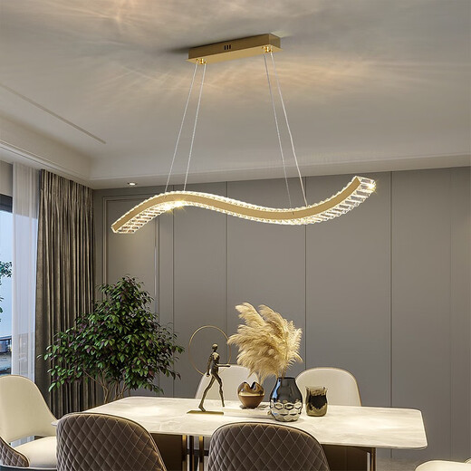 Oupuyuxing Oupu Iluminación OPPle2025 Nueva iluminación OUPU 2025 Sala de estar y comedor NUEVOS CANTRILLIEROS DE CRISTALES LED 1W D Modelo 6623-800-Tres Color Cambio de cambio de luz Cambio
