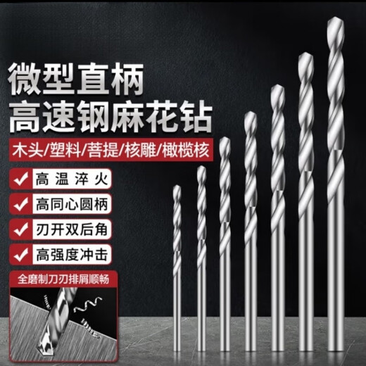 RING STAR's special drill bit for drilling wood, high-speed steel mini drill bit 0.8-3mm, pearl bracelet, soapberry, high-speed steel micro mini twist drill (woodworking, art, 0.8-3mm set (10 drill bits + plastic storage)