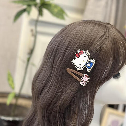 
Yunru 520 gift for girlfriend hello kitty hairpin 2025 new girl beauty cartoon hairpin 12161 oval pair