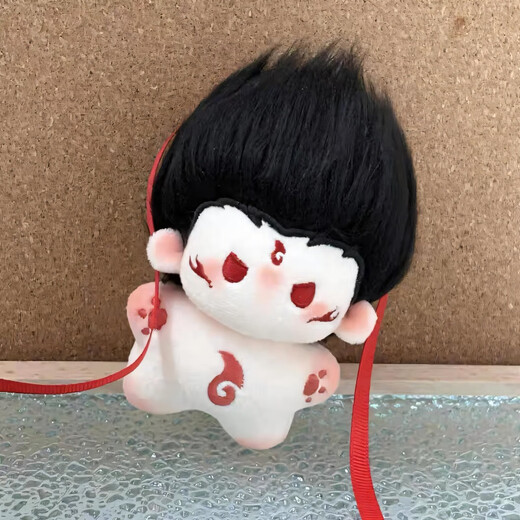 Juguete ao bing muñeca nezha 10cm muñeca de algodón Demonio Infantil sorprendente Sea Plush Doll Toy Animation Dolor Bag Pending 10cm Starfish Body Ao Bing [Beatpin + Rubber Band]