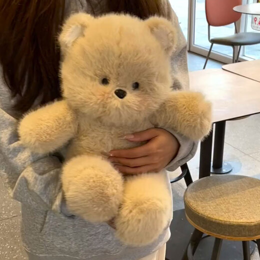 迪士尼（Disney）官方店旗舰会跑步的小熊动物系列玩偶娃娃公仔毛绒玩具抱枕生日礼 【官方】跑跑小熊+粉色蕾丝围巾 45cm