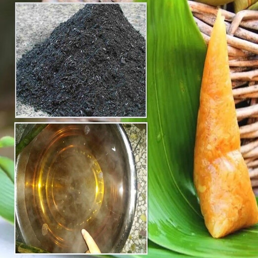 Guangdong alkaline water, Guangxi Bujing tree ash water rice dumpling, Dragon Boat Festival specialty, Jianshui, yellow thorn ash water rice dumpling, grass and wood ash water 1503 grams of gray water, about 3 Jin Jin equal to 0.5 kilograms rice ash water fragrance